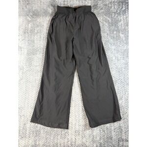 Spanx By Sara Blakely Ponte Pants Womens 24 Black Stretch High Rise Wide Leg